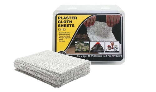 Woodland Scenics 1193 Plaster Cloth Sheets 8"x12" 30pcs - New | Zustand: New