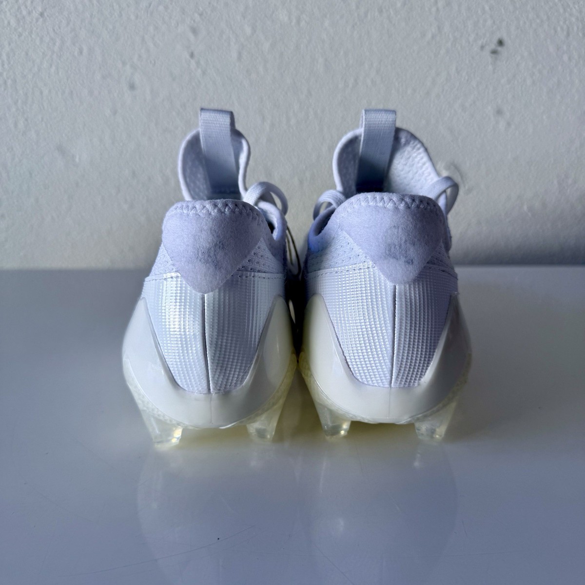 Adidas Adizero Electric.1 White Silver Metallic‎ IF2425 Cleats Men\'s Size 8.5 NEW Adidas Men main image 2