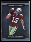 2010 Topps Platinum Football Michael Crabtree #143