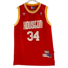 Vintage Adidas Houston Rockets Jersey XL Hakeem Olajuwon Hardwood Classic NEW