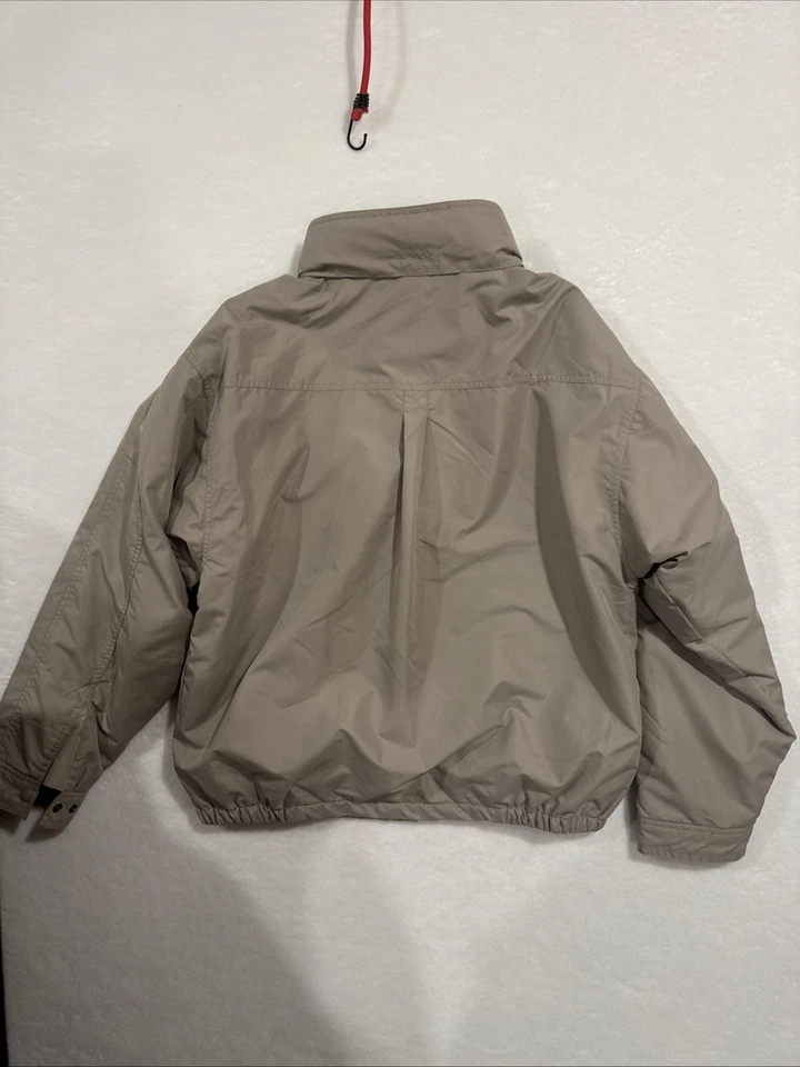 Sierra Sport Fleece Lined Jacket Beige Large Red Insides Winter Jacket Vintage - Image 4 of 4