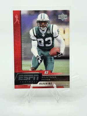 2005 Upper Deck Football ESPN Santana Moss #100 Washington Redskins