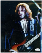 Ian Hill Signed Autographed 8x10 Judas Priest Bass Guitar Photo ACOA