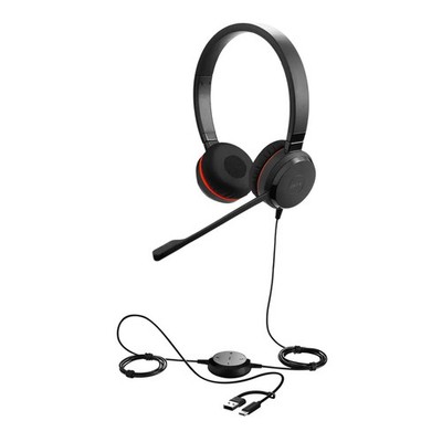 Jabra Evolve 20 Stereo Headset - Black (GSA4999-823-109)