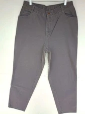Vintage Gitano Womens Sz 18 Ave Gray Denim High Rise Mom Jeans 35x29