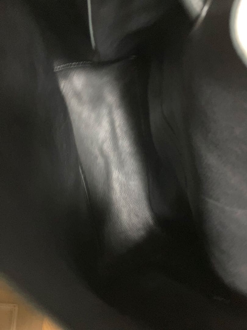 GUCCI 2002AW Tom Ford Suede Large Tote Bag Black Leather Vintage thumbnail 2