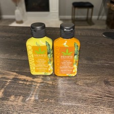 Hempz Original Floral Banana Shampoo  Conditioner - 2.25 Oz Ea - NEW Free Ship