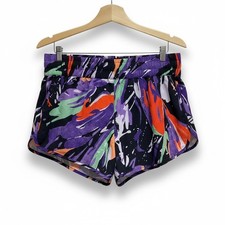 DSG DAW12327PR Women's 3" High Rise Stride Shorts Black Multi