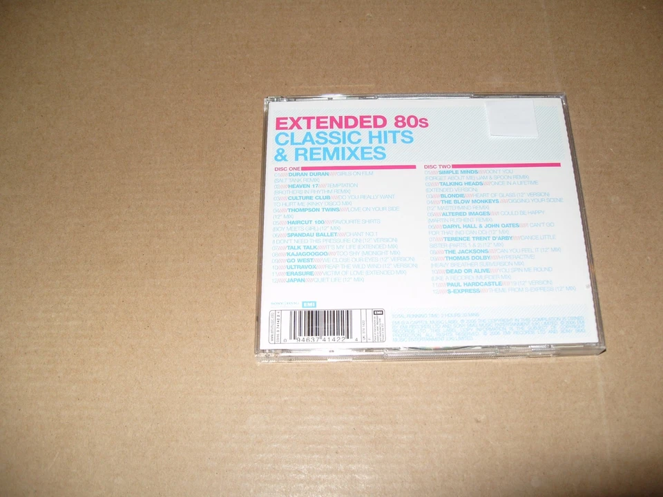 Extended 80s -Classic Hits & Remixes - Various Artists 2 CD + INLAYS NEAR MINT - Image 4 of 4