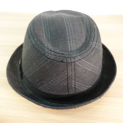 Goorin Bros Men Fedora Hat Medium Theodore Gray Plaid Trilby  display picture 1