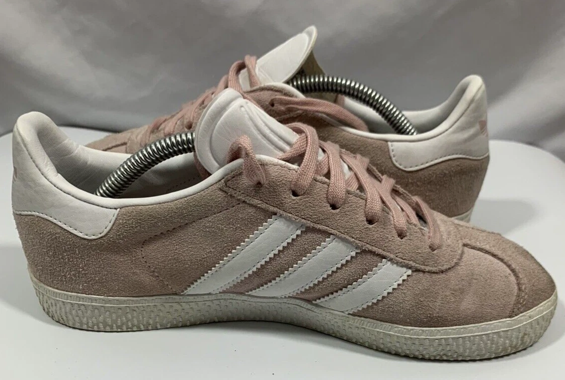 Cerdo paño Separar Adidas GAZELLE Junior GS Big Girls Kid Suede Trainer Pink Size 3Y | eBay