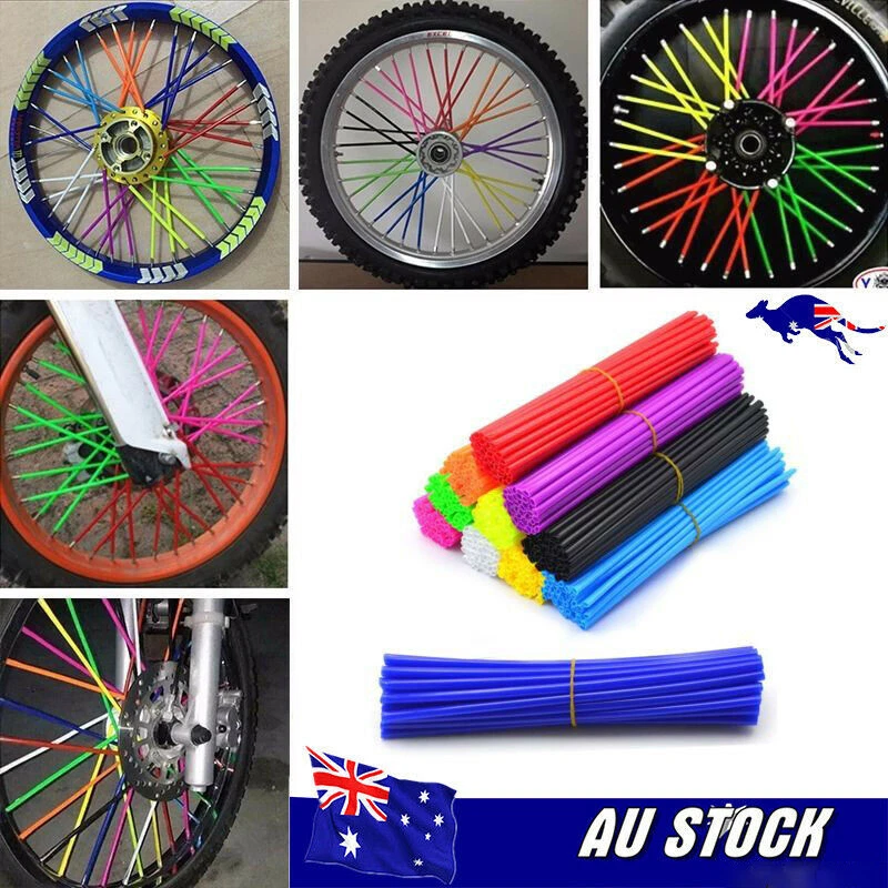 Blue on sale spoke covers