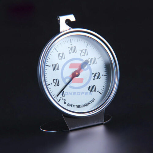 Termometro Forno/Griglia Inox 400°C Acciaio Cottura Sonda Bbbq Misuratore Carne Alimentare - Foto 1 di 6