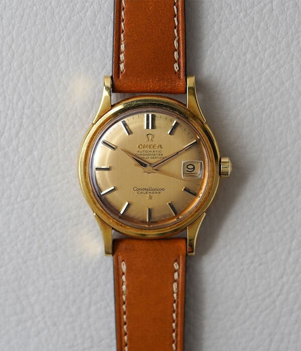 Omega Constellation Calendar Solid 18k Gold 2943/2954 Men's Watch