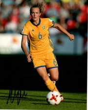 Sweden Magdalena Erikson Autographed Signed 8x10 Photo COA #2