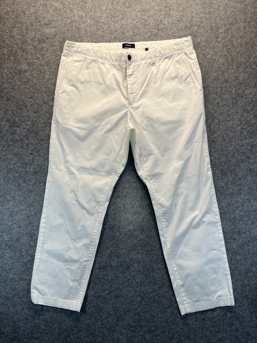 Theory Men's Pants Size 38 38x28 Zaine Patton Straight Leg White Chino Pants