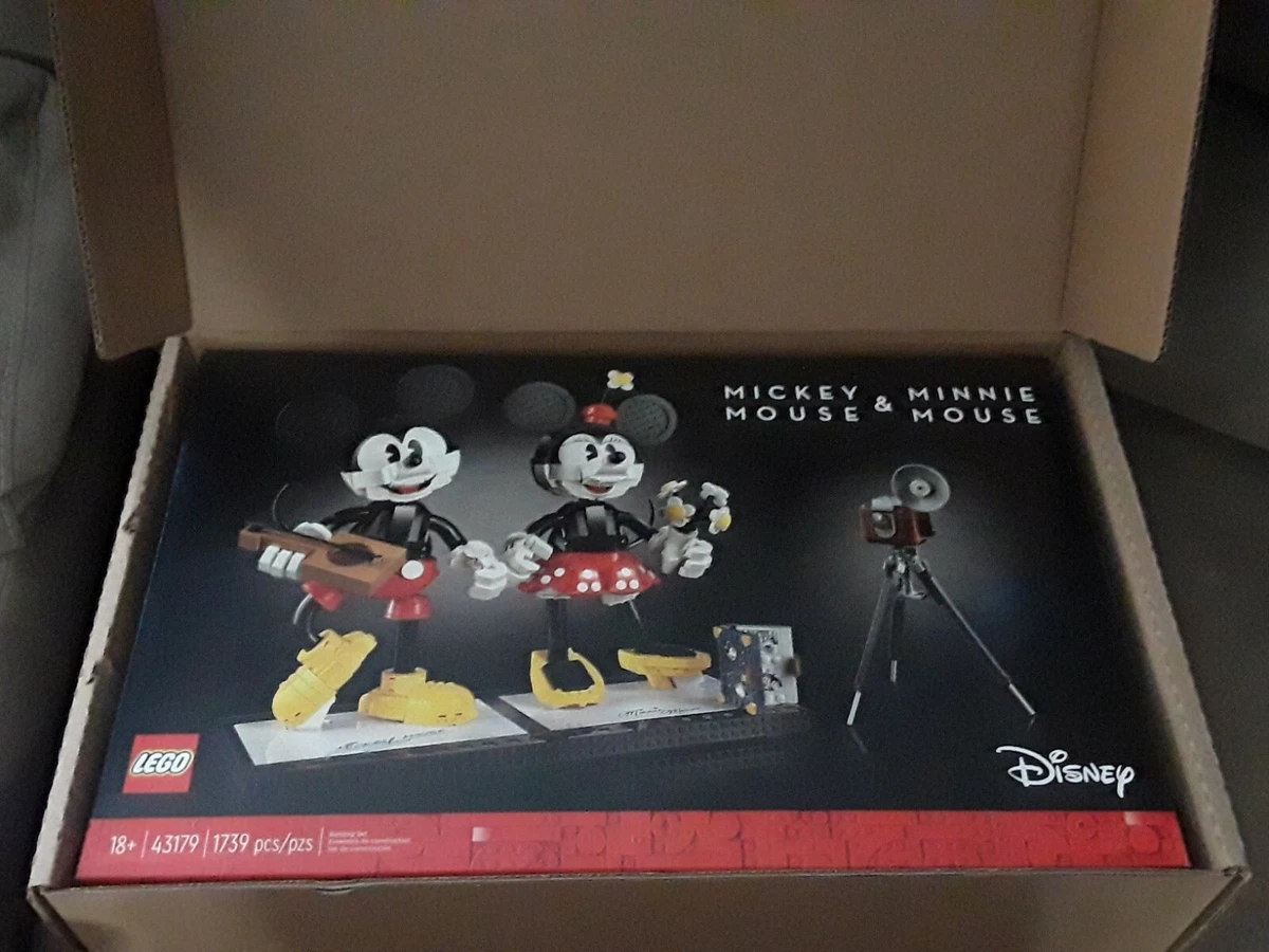 Lego 43179 disney mickey mouse 2025 & minnie mouse buildable characters stores