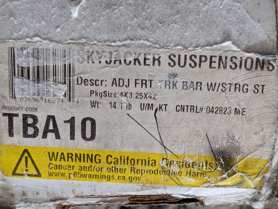 Barra de oruga ajustable delantera Skyjacker de 3" para Jeep Cherokee XJ Comanche MJ 84-01 Foto 2 de 4