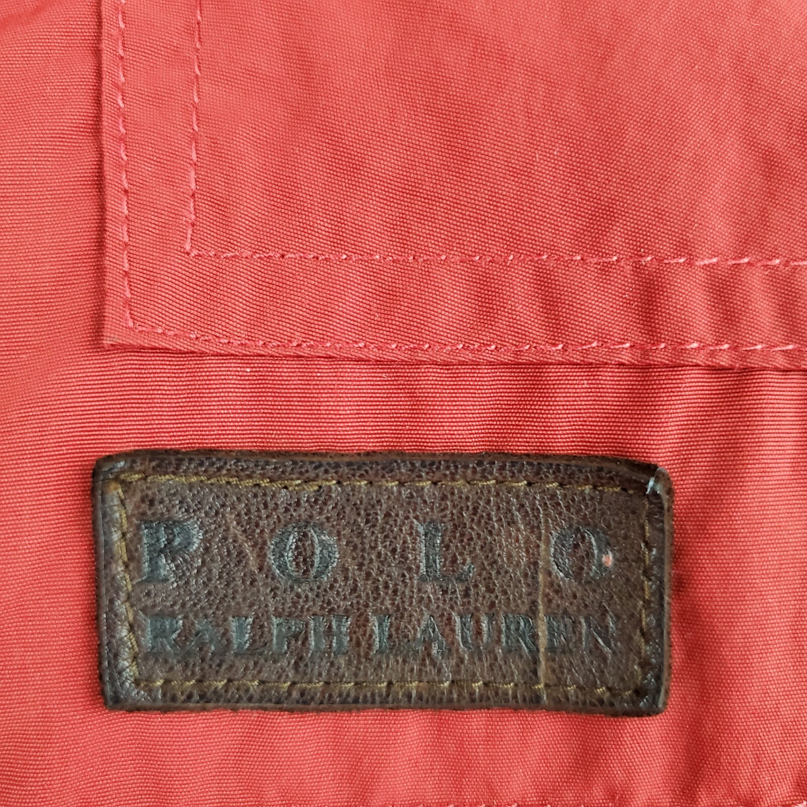 PONY POLO RALPH LAUREN taglia XL piumino rosso uomo trapuntato gilet imbottito nylon