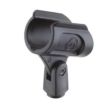 K M 85070 Black Wireless Microphone Clip Mic Clamp Holder Heavy Konig  Meyer