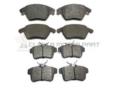 Front And Rear Brake Pads Set For Peugeot 3008 2.0 Hybrid4 2011-2016