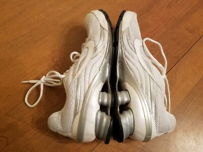 Nike Womens Shox Vivify 317541-111 White  Running Shoes Lace Up Low Top Size 8.5
