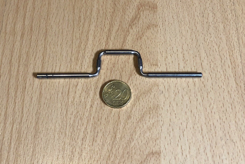 Fischertechnik Kurbelwelle Metall Fischer Technik Ersatzteil Achse gebogen