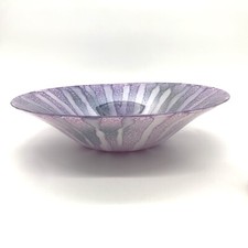 Large Purple Fruitbowl Vintage Design