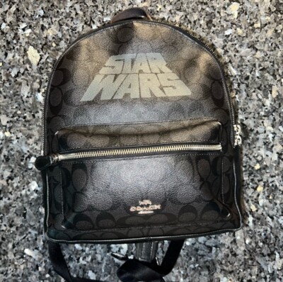 Rare Authentic Star Wars x Coach Medium Charlie Backpack 