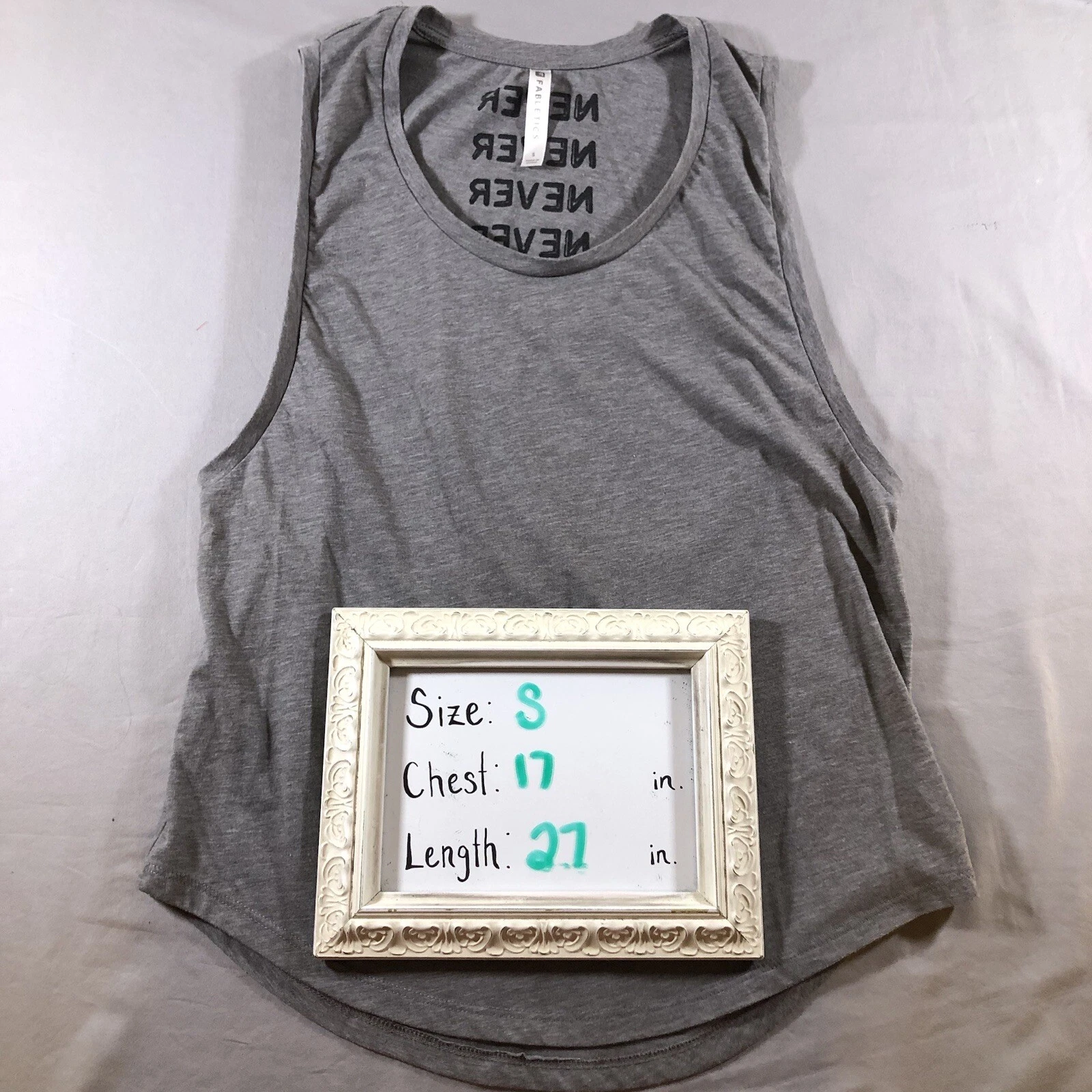 fabletics athletic never settle soft yoga sports tank-top