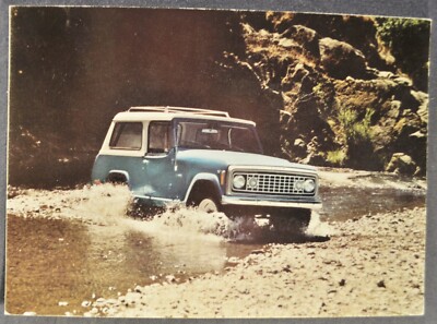 1973 Jeep Jeepster Commando Large Postcard Excellent Original 73