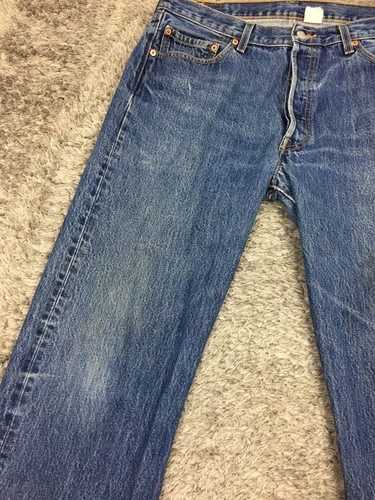 VTG Levi's 501 XX Mens Size 36x34 Blue Denim Cotton 00501-0115 - Picture 4 of 19