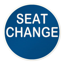 Seat Change Poker Button USA Seller Free Shipping Double Sided - 4 BUTTONS 1.25"