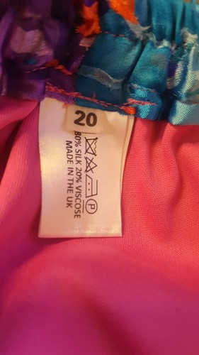 Lewis Henry Silk Blend Skirt Suit Multi UK 20 LN132 ii 04 - Picture 6 of 7