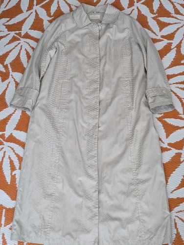 Dannimac Extra Large extra langer Trenchcoat mit Schlangenmuster silbergrau - Bild 5 von 21