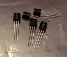 (12) BC550CG T0-92 NPN  (12) BC560CG PNP Complementary pair. On Semi Avoid Fakes