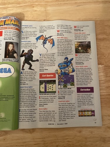 Gamepro magazine Vol. 7 # 11 November 95 Virtua Fighter 2, Yoshi's Island guide - Picture 4 of 6