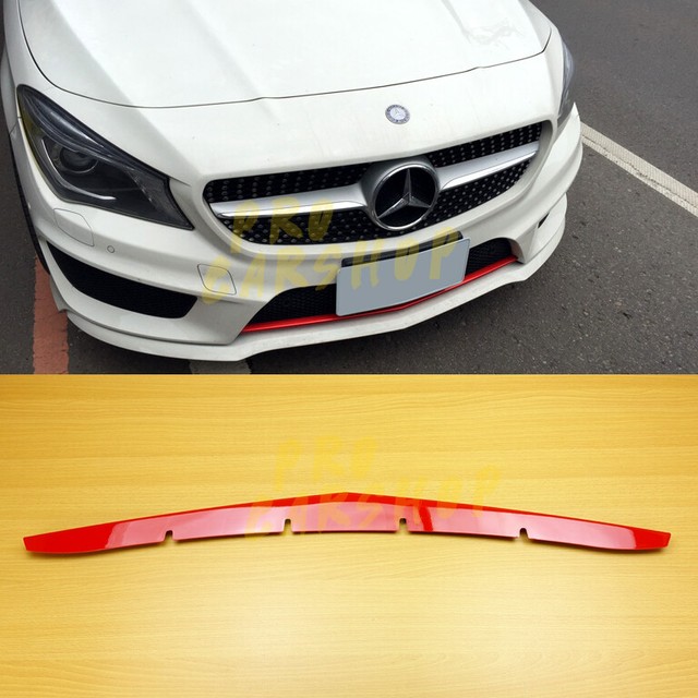 Front Bumper Lip Cover Fit On Mercedes Benz W117 CLA 20142016 Painted