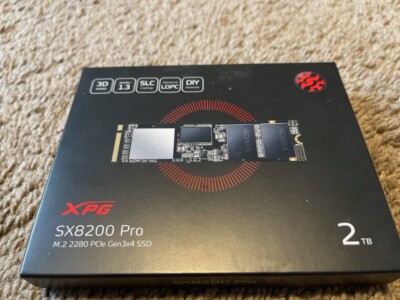 XPG SX8200 Pro M.2 2280 PCIe Gen3x4 SSD 2TB