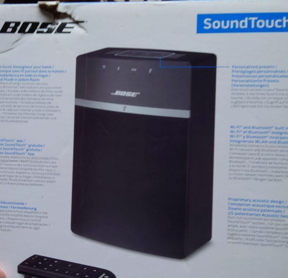 【美品】Bose Sound Touch10 Bose SoundTouch 10 Wi-Fi Bluetooth Speaker works with Alexa