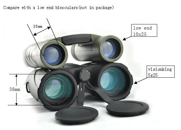 Visionking 5x25 Binoculars Ultra Wide Angle theater racing concert waterproof   - Image 3 of 4