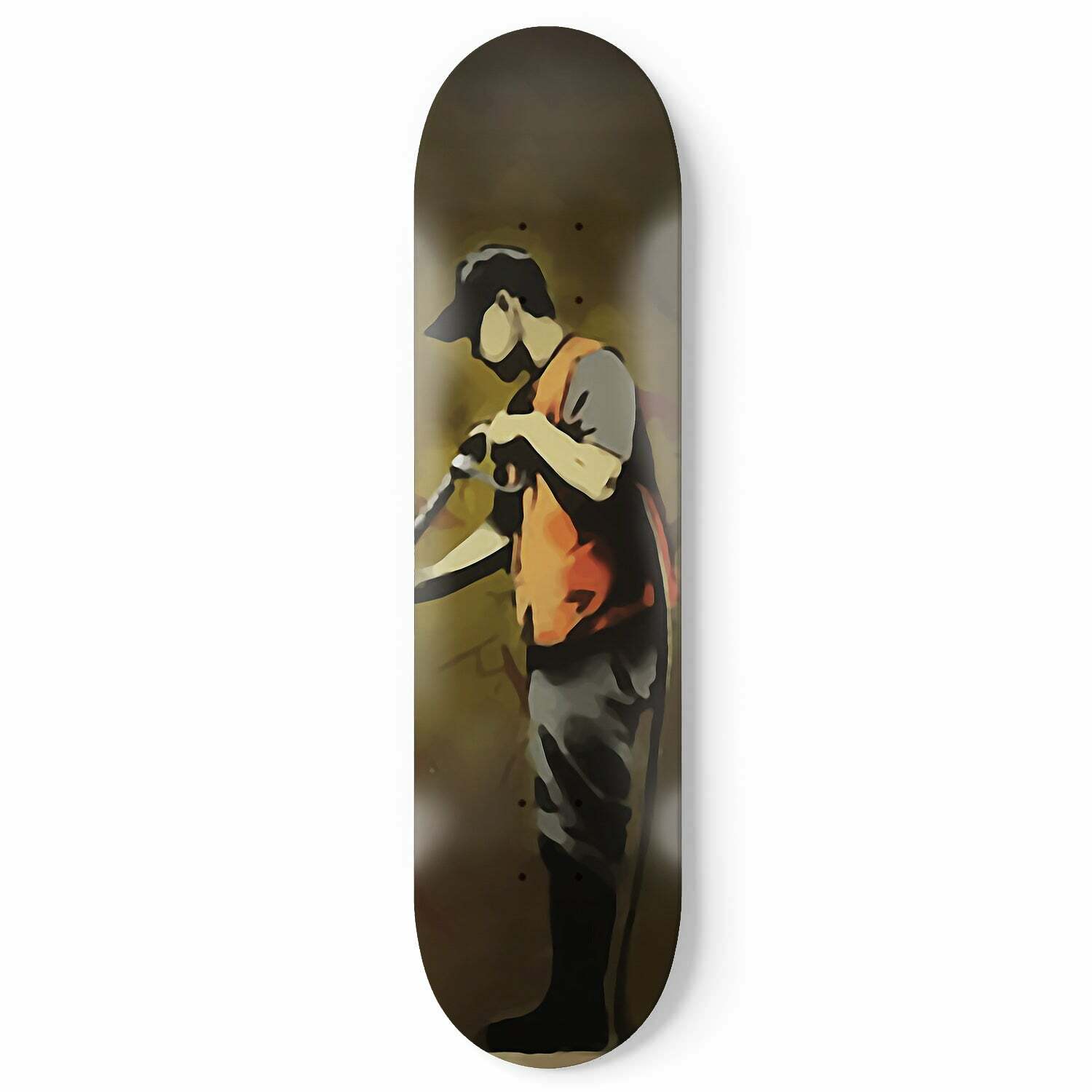 Banksy Erase Graffiti Skateboard Art Banksy Pop Art - Pro-Grade Maple  Skateboard | eBay