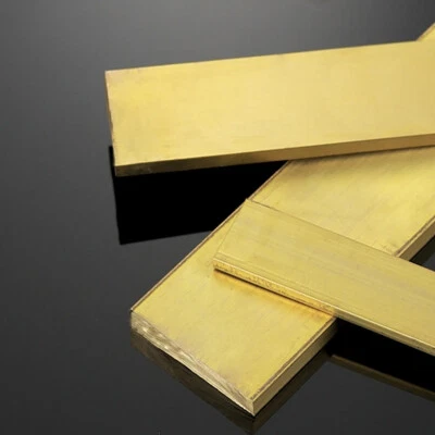 Messing Flachmaterial Brass Flat Plain Messing Flachstange Messing - Bild 1 von 4