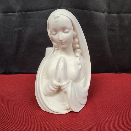 Vintage Haeger Praying Madonna Mother Virgin Mary Planter Flower Vase