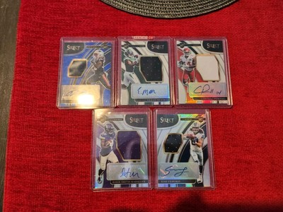 2021 Panini Select Football RPA Lot (5) Cards Numbered /75, /99 and /199   