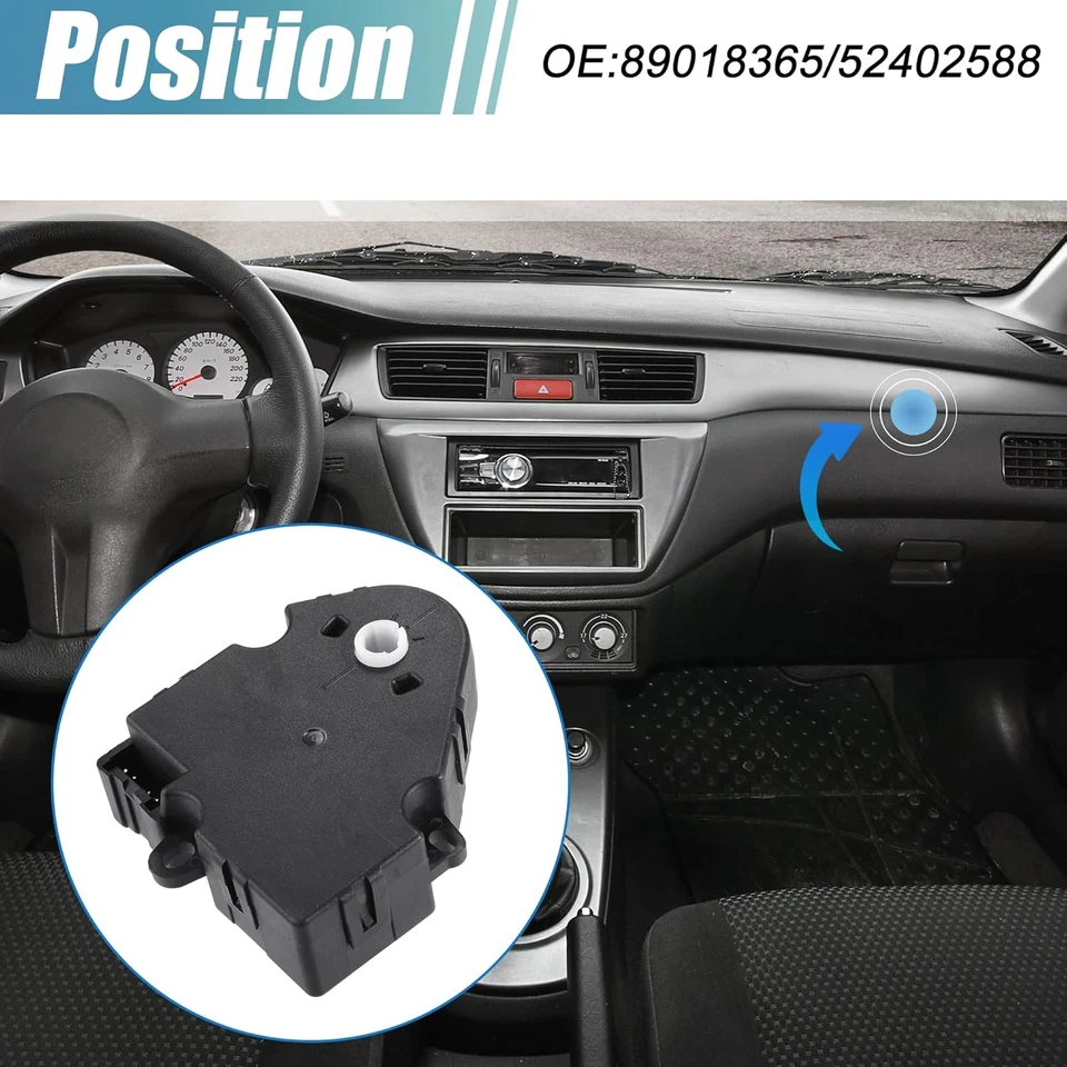 Mezcla de calentador de actuador de puerta de aire HVAC para Chevy Silverado Tahoe No.89018365 2 un. Foto 3 de 4