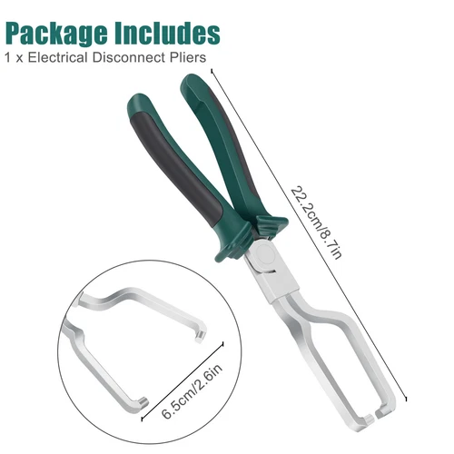 9In Electrical Disconnect Pliers for Fuel Line Clips Spark Plug Removal Repair - Picture 6 of 8