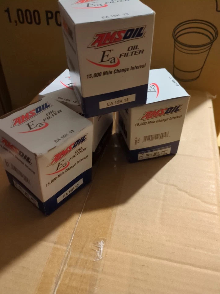 Filtro de aceite sintético Amsoil Ea 15K 10 intervalo de cambio de 15.000 millas EE. UU. NOS Foto 2 de 4