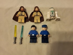 SUPER VINTAGE STAR WARS LEGO #7665 REPUBLIC CRUISER, w/INSTRUCTIONS 100% w/R2-R7