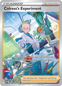 Colress's Experiment GG59/GG70 Crown Zenith Galarian Gallery Full Art Ultra Rare Trainer